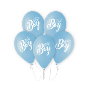 Balónky latexové modré It´s a Boy 5 ks ALBI