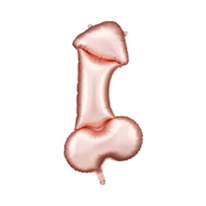 Balónek fóliový Penis rose gold Albi