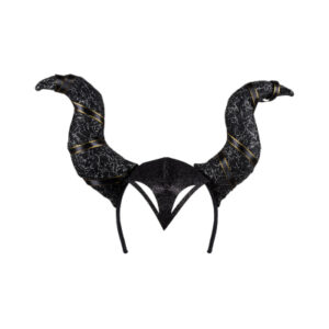 Čelenka černá rohy Albi