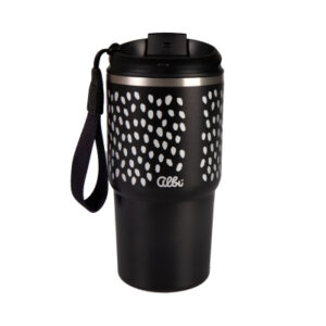 Černý termohrnek Deluxe 500 ml Albi