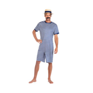 Kostým Plavec retro modrý vel.S Albi