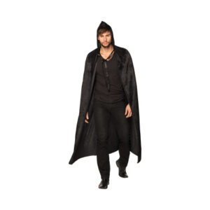 Plášť černý s kapucí 165cm Albi