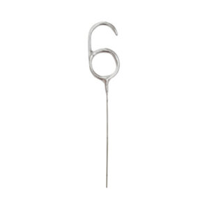 Prskavka stříbrná číslo 6 Albi