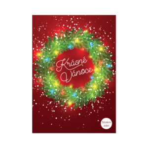 Svítící přání - Věnec Albi