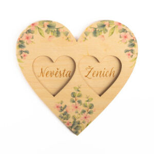 Tácek na snubní prstýnky Albi