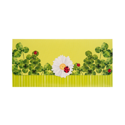 Magnetická kapsa na peníze - Čtyřlístky Albi