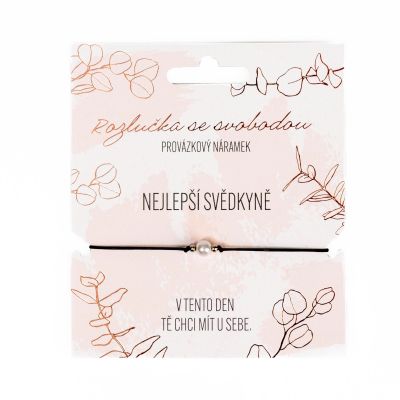 Náramek pro svědkyni - Perla Albi