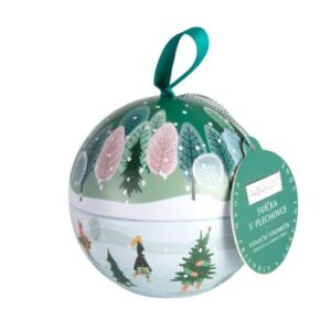 Svíčka v plechovce - Vánoční stromeček Albi