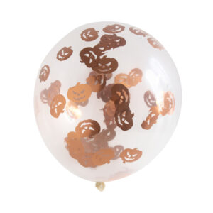 Balónky latexové s konfetami dýně 4 ks Albi