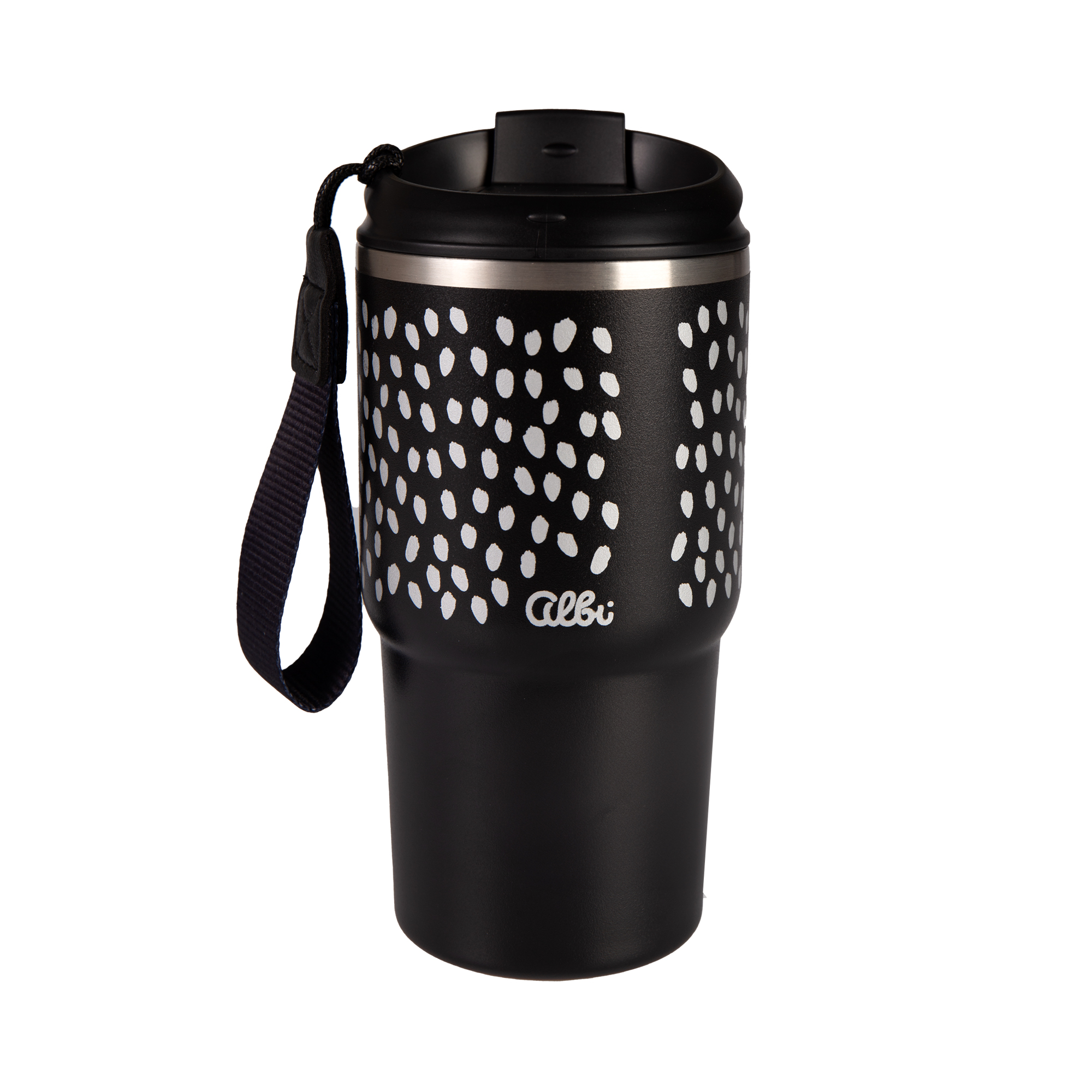 Černý termohrnek Deluxe 500 ml Albi