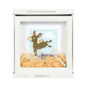 Fotorámeček na peníze - Oslík Albi