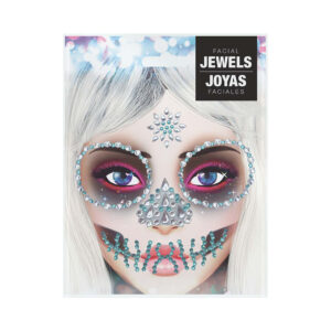 Kamínky na obličej Zelená lebka Albi