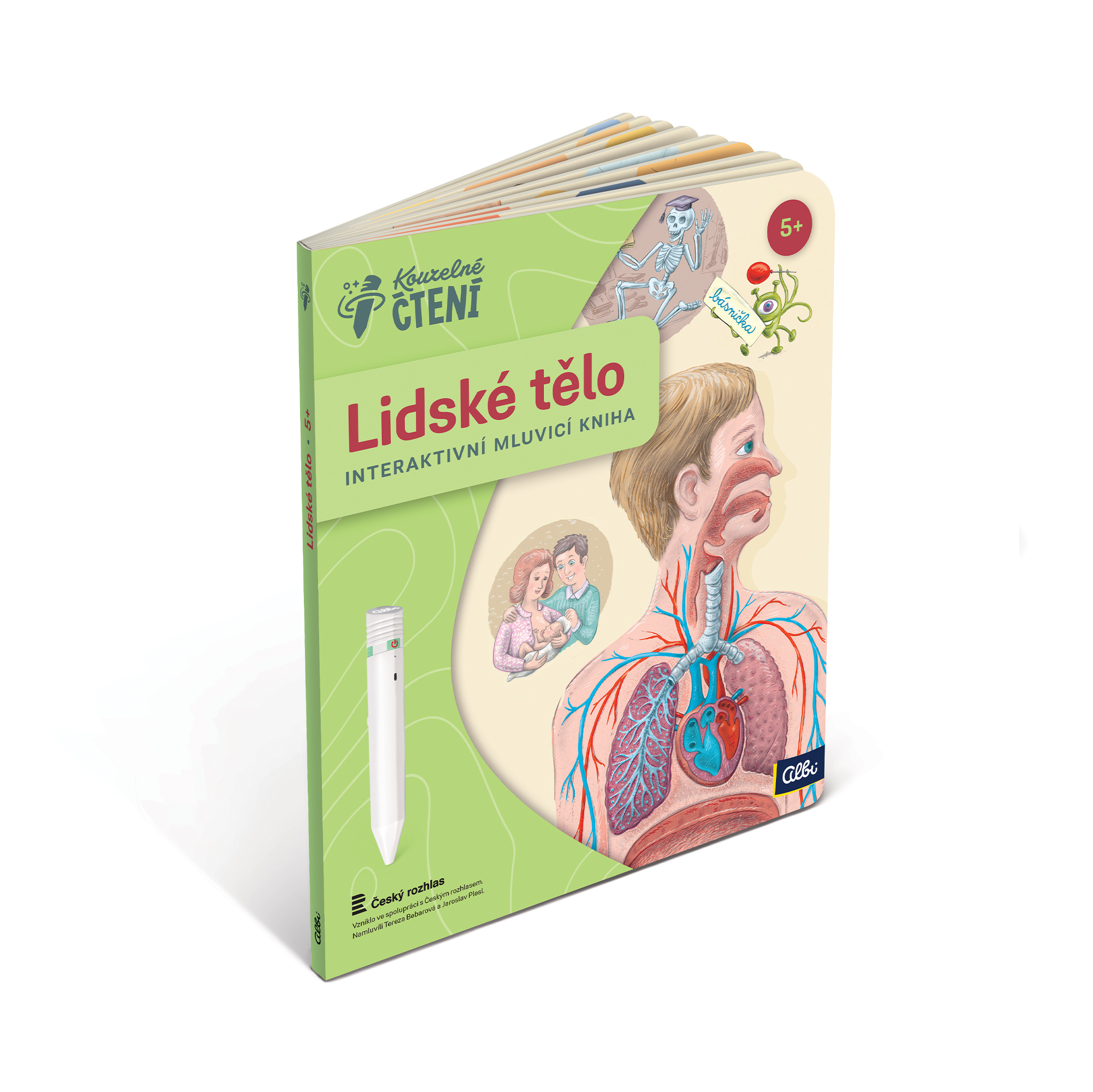 Kniha Lidské tělo Albi - Obrázek 3