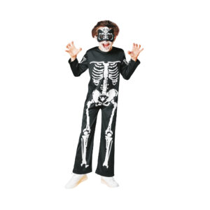 Kostým dětský Kostra s maskou vel. 3-4 roky Albi
