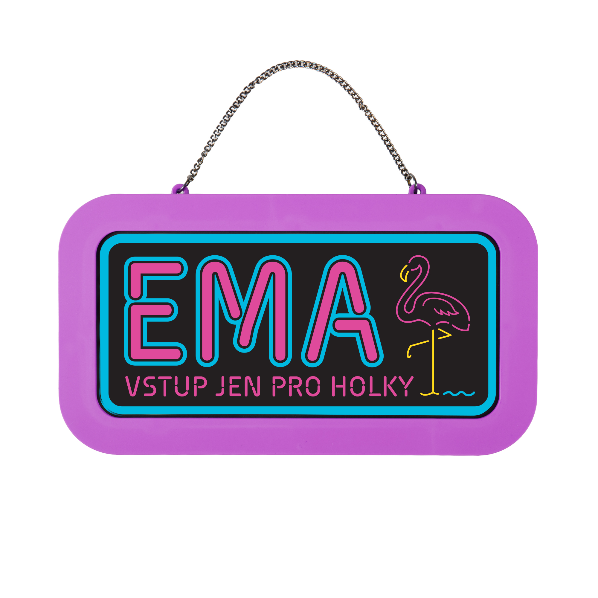 Neonová cedulka se jménem - Ema Albi
