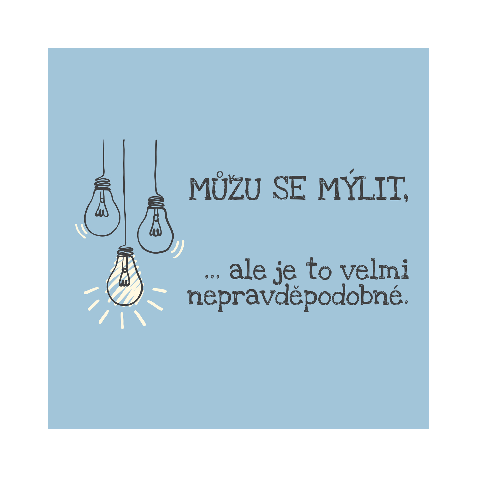 Pánské tričko - Můžu se mýlit, vel. XXL Albi - Obrázek 2