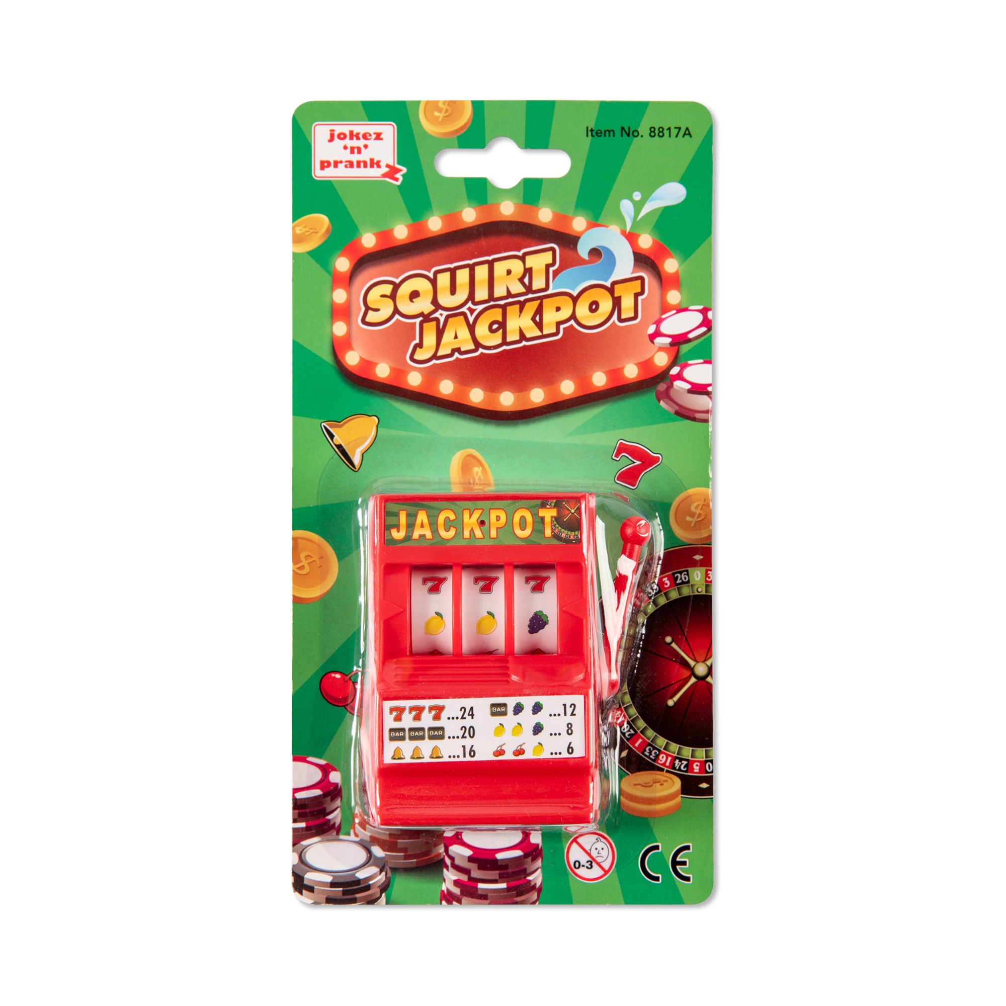 Stříkací hrací automat Jackpot Albi