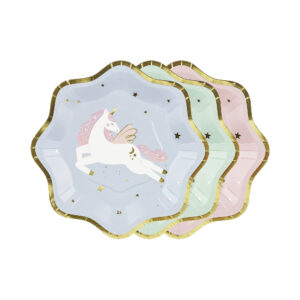 Talíře Jednorožec pastelové 6 ks Albi