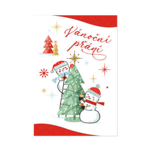 Vánoční přání - Sněhuláci Albi