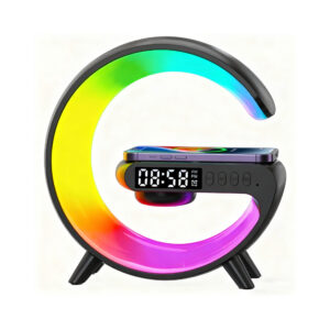 Černá multifunkční lampa Albi