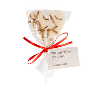 Čokoládové lízátko s červíky - Pro největšího gurmána Sens