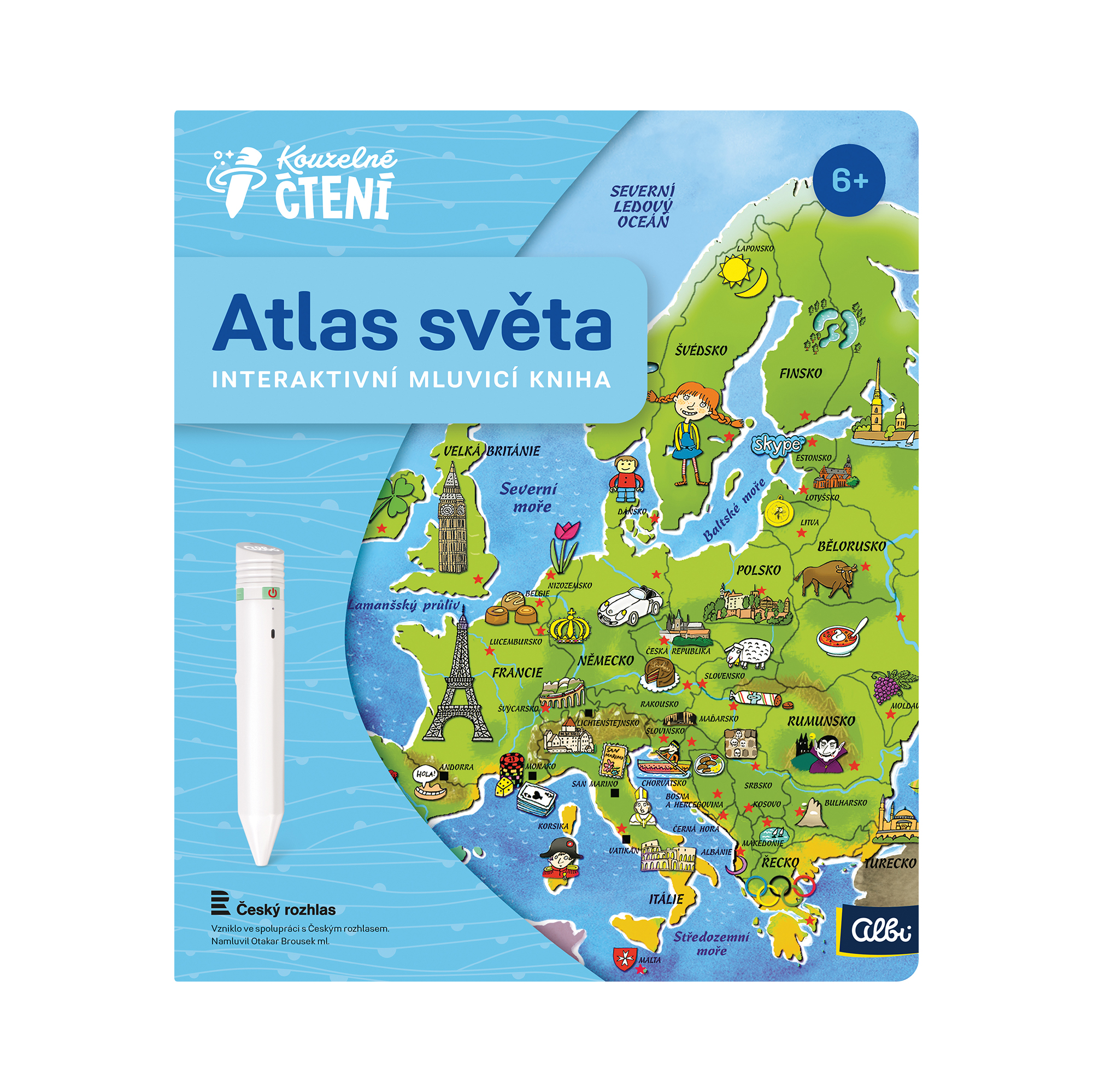 Kniha Atlas světa Albi - Obrázek 2
