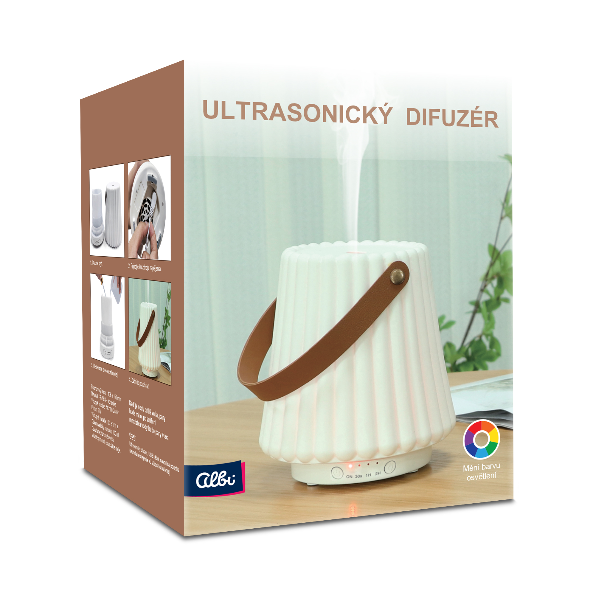 Keramický ultrasonický difuzér Unique Albi