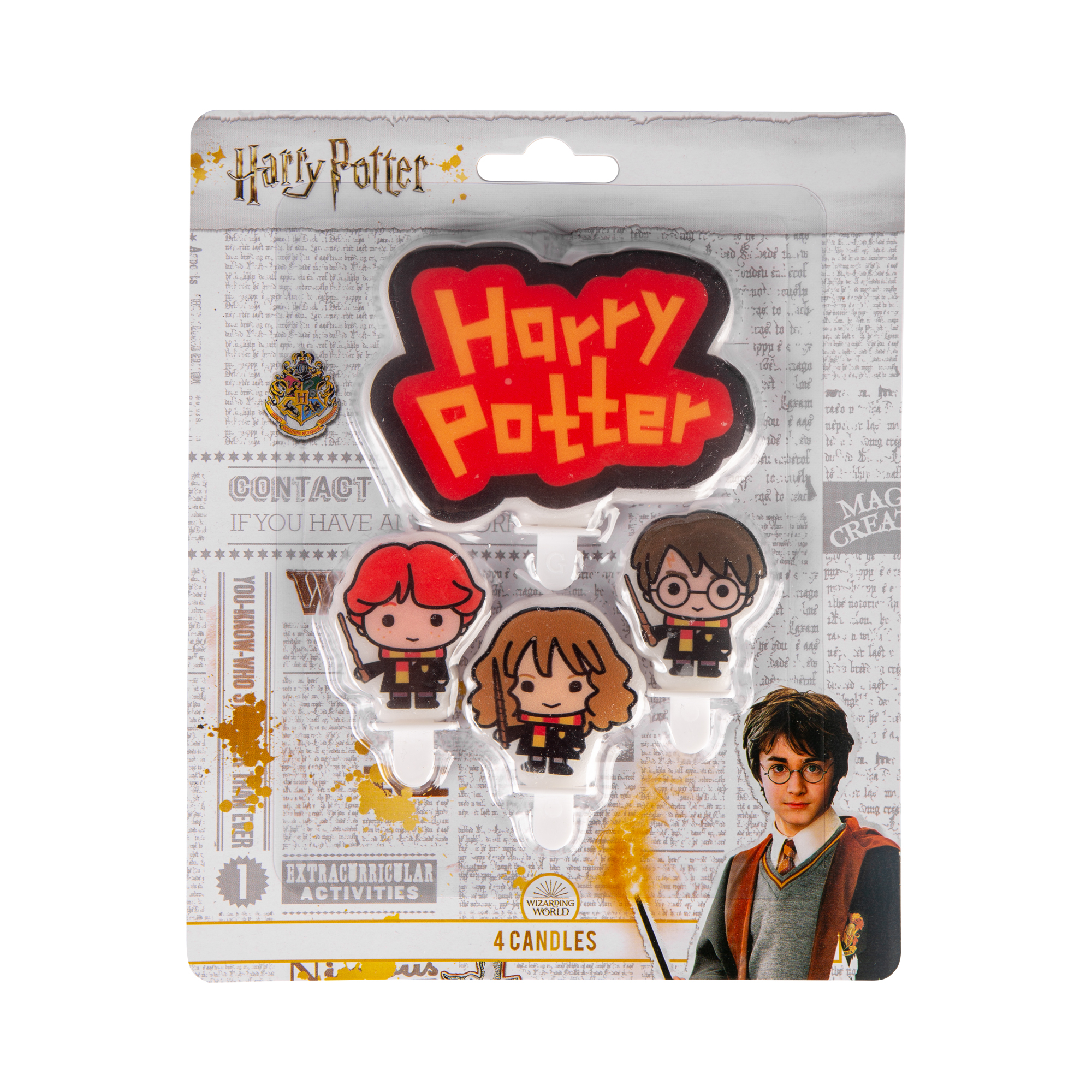 Sada dortových svíček - Harry Potter 4 ks Albi - Obrázek 3