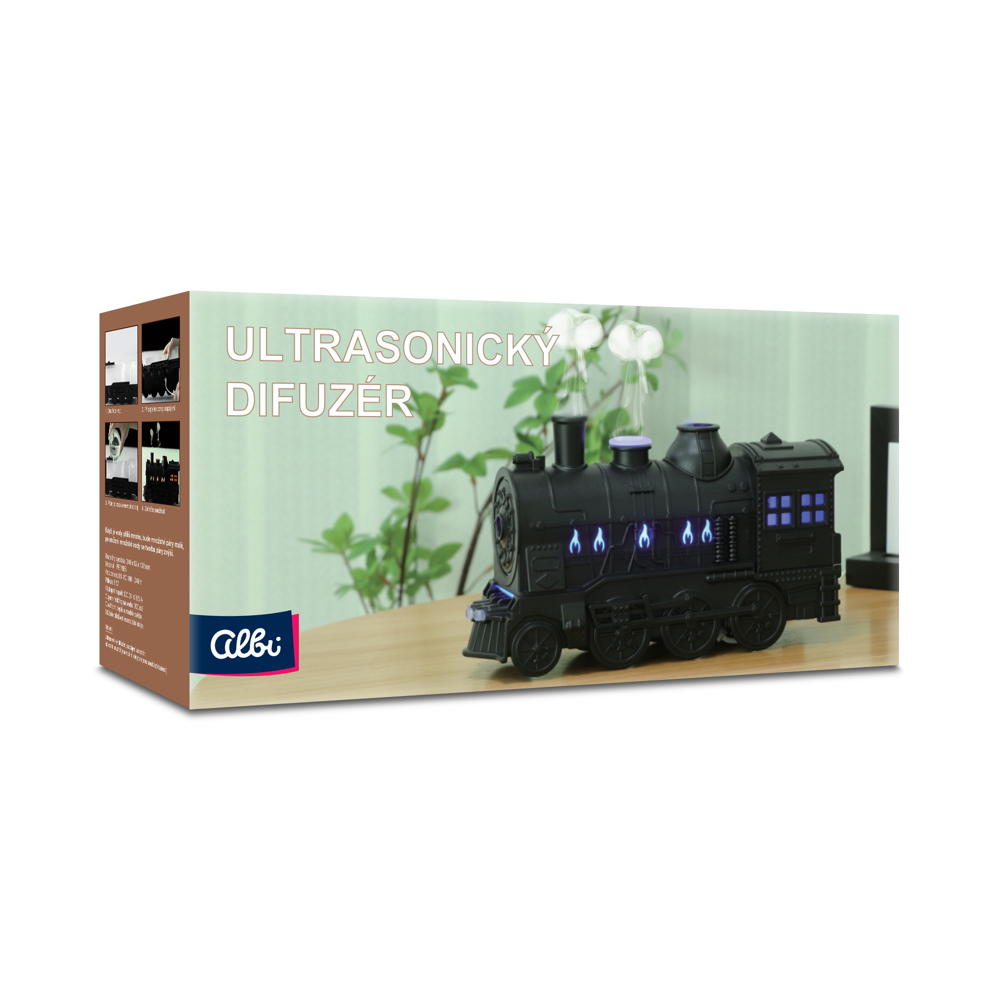 Ultrasonický difuzér Unique - Lokomotiva Albi