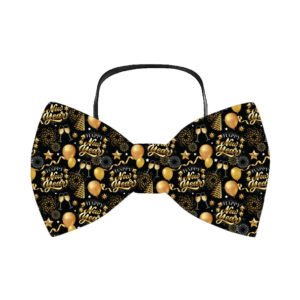 Motýlek Happy New Year černý Albi