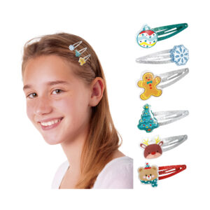 Sponky do vlasů Vánoce 6 ks Albi