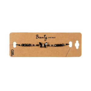 Náramek - Černý motýlek Albi