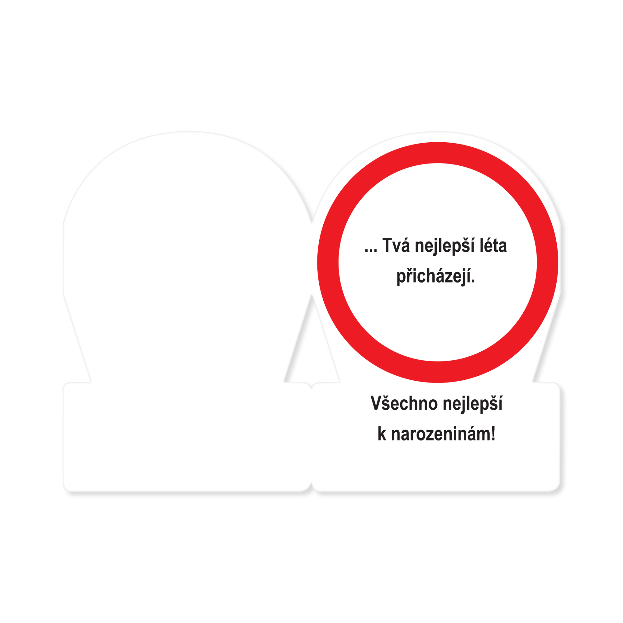 Přání k narozeninám - Dopravní značka 30 let Albi - Obrázek 2