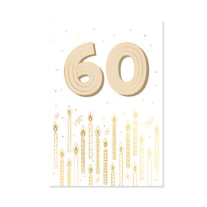 Přání k narozeninám - Zlatá ražba 60 let Albi