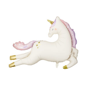 Balónek fóliový Jednorožec krémový Albi