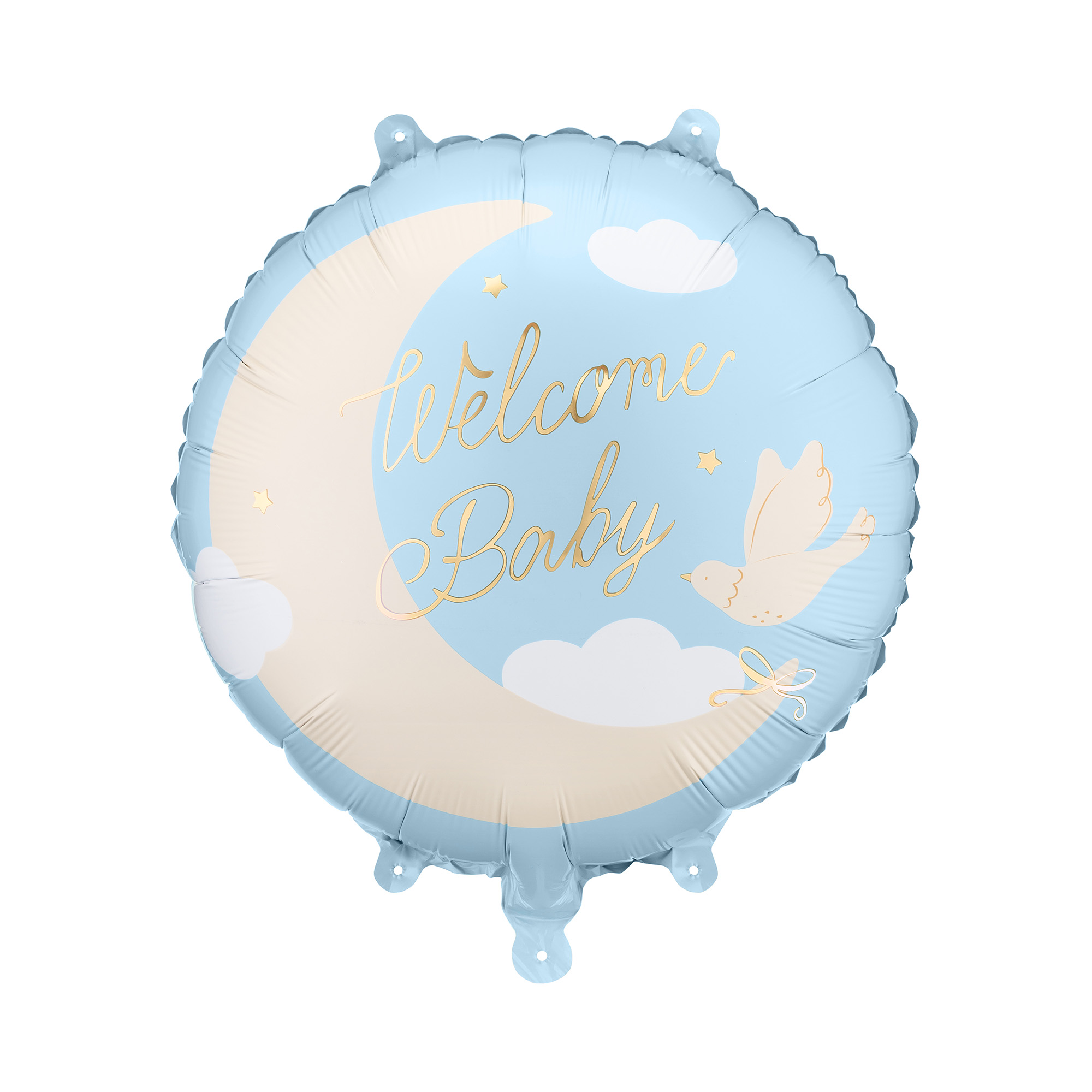 Balónek fóliový Welcome Baby modrý Albi