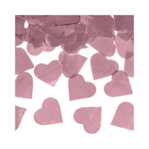 Konfety vystřelovací růžová srdce 60 cm Albi