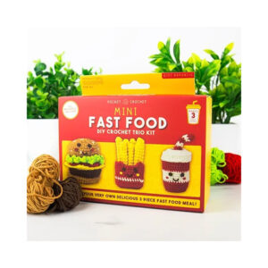 Mini háčkovací sada - Fast Food Gift republic