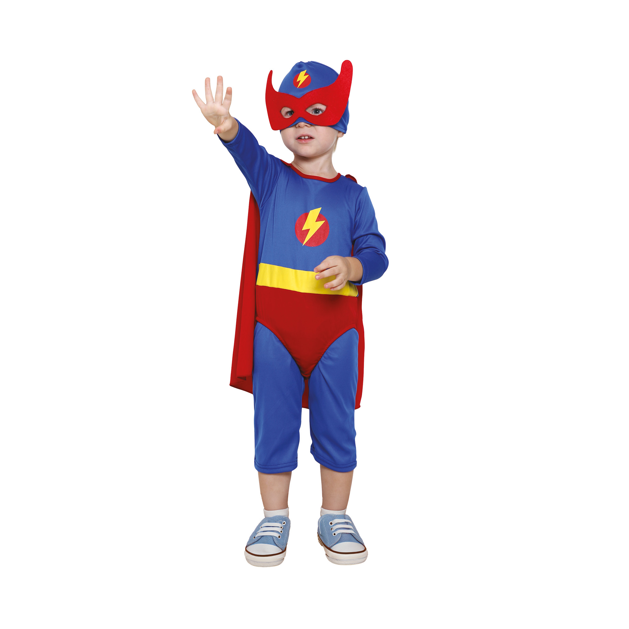 Kostým dětský Superhrdina s maskou vel. 4-6 let Albi