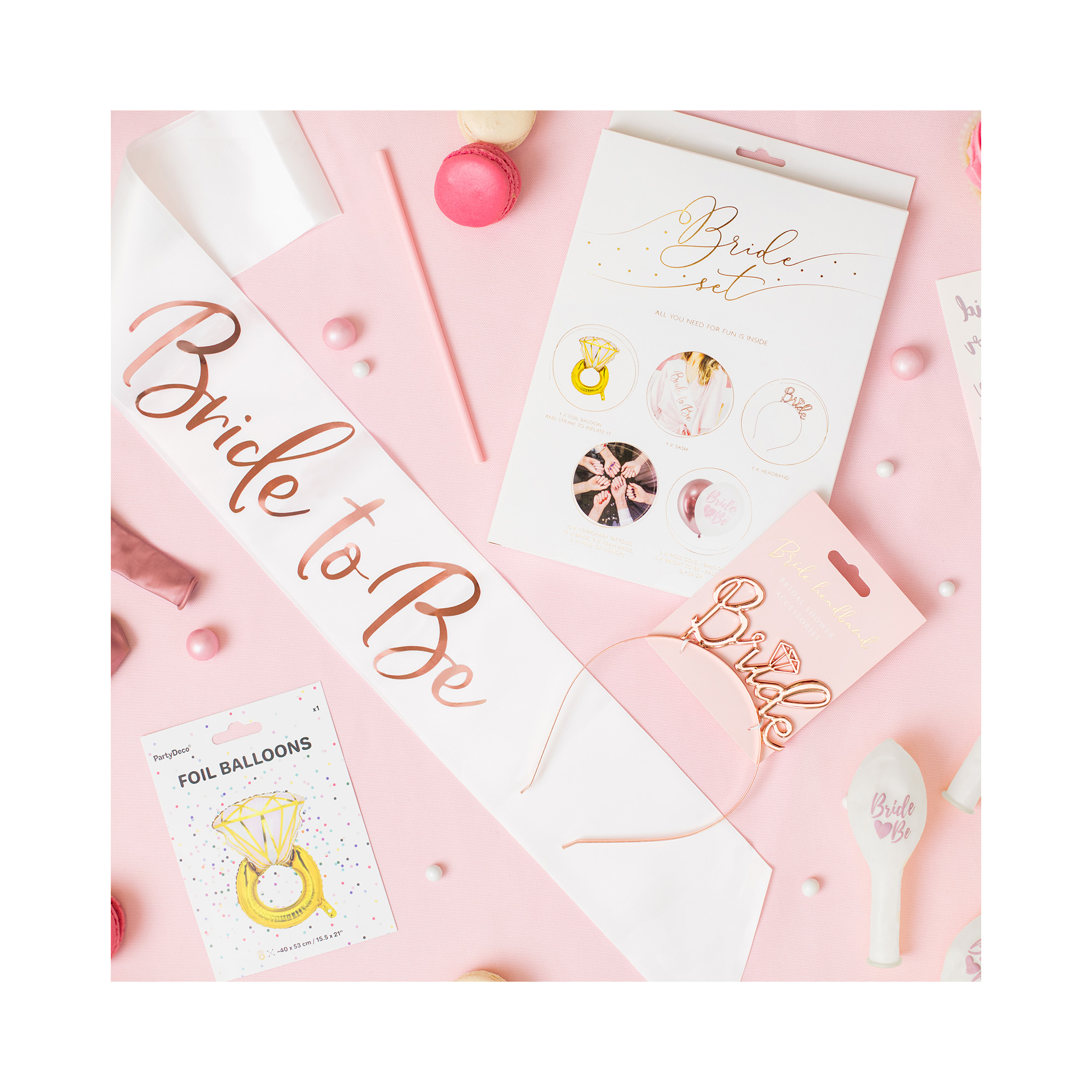 Set doplňků na rozlučku Bride To Be 23 ks Albi - Obrázek 2