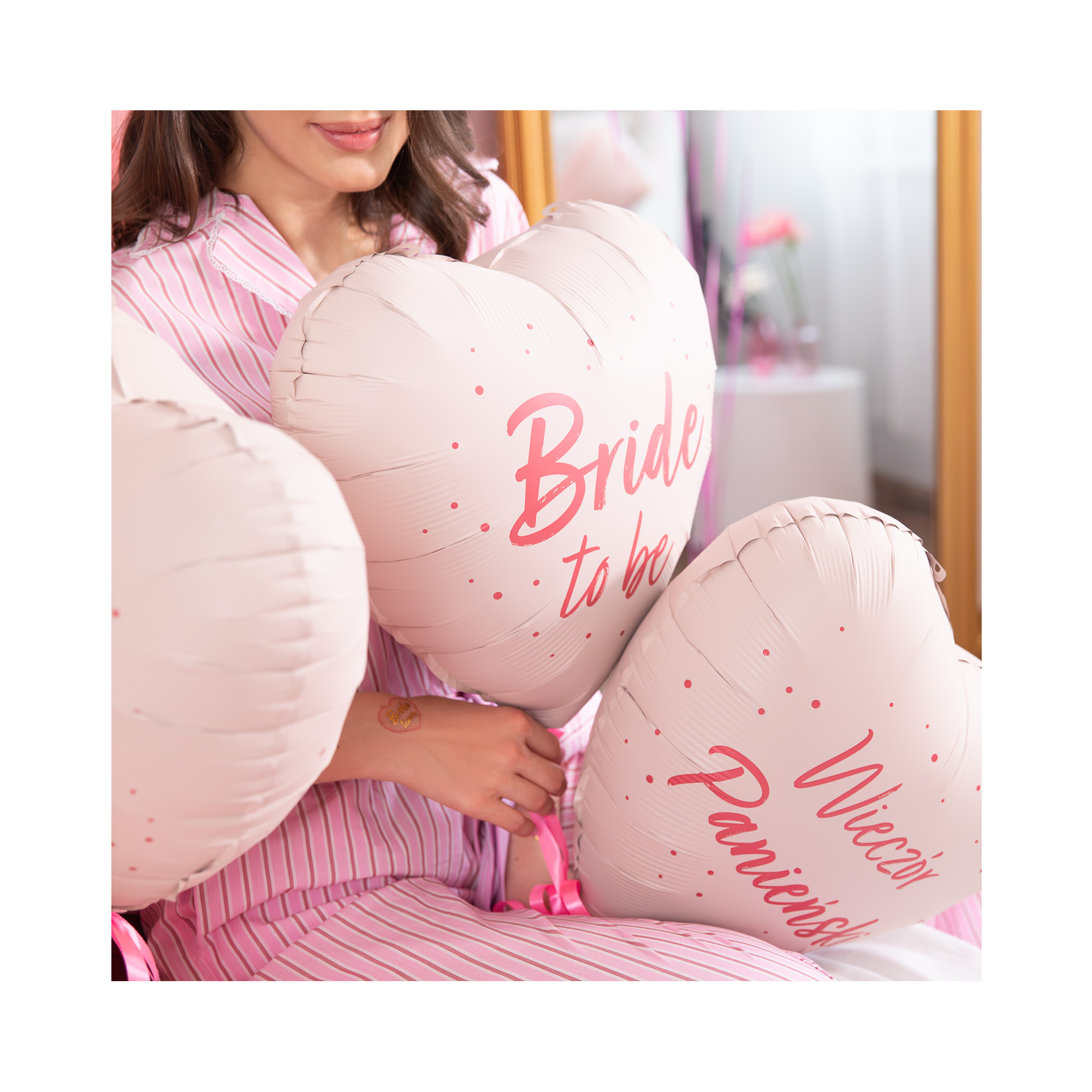 Balónek fóliový Bride to be srdce Albi - Obrázek 3