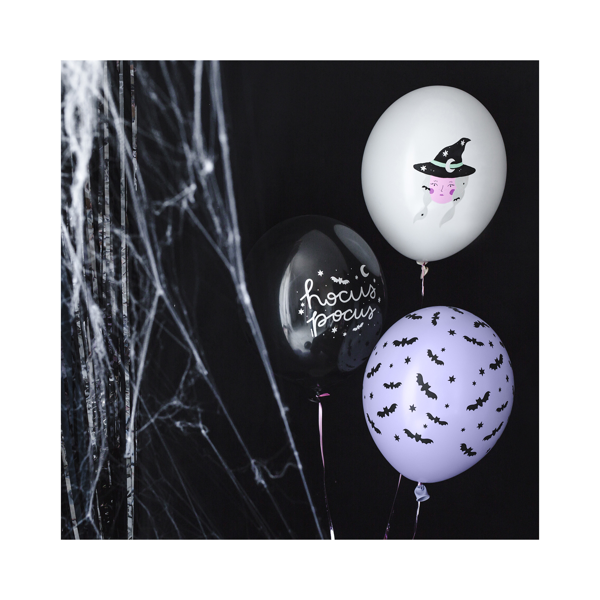 Balónky latexové Halloween čarodějnice 6 ks Albi - Obrázek 4