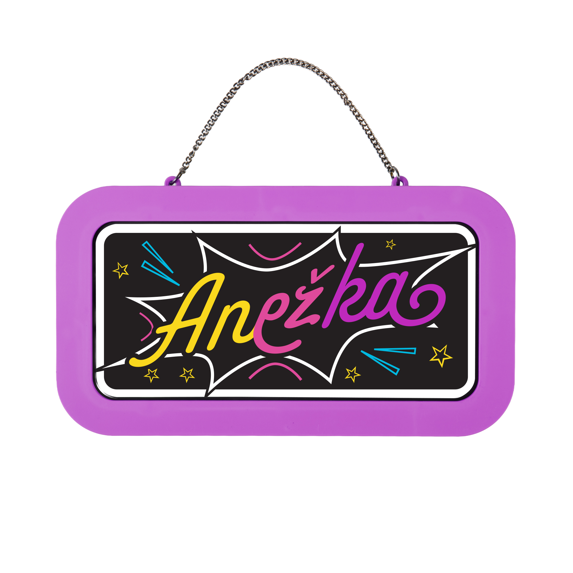 Neonová cedulka se jménem - Anežka Albi