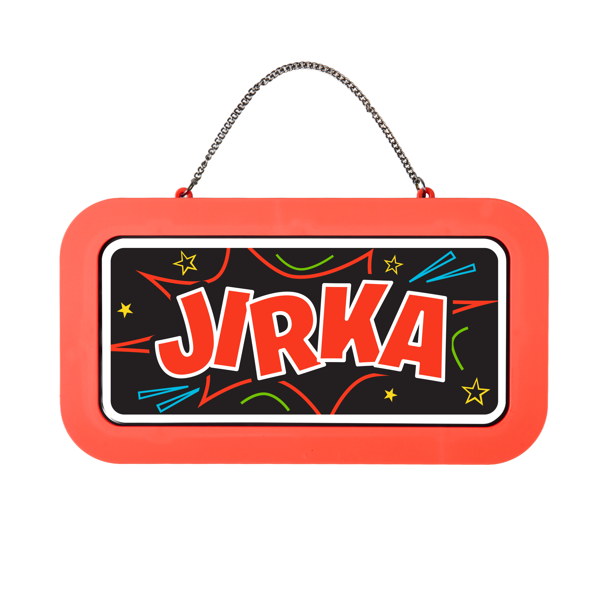 Neonová cedulka se jménem - Jirka Albi