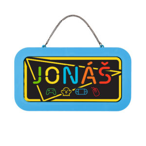 Neonová cedulka se jménem - Jonáš Albi