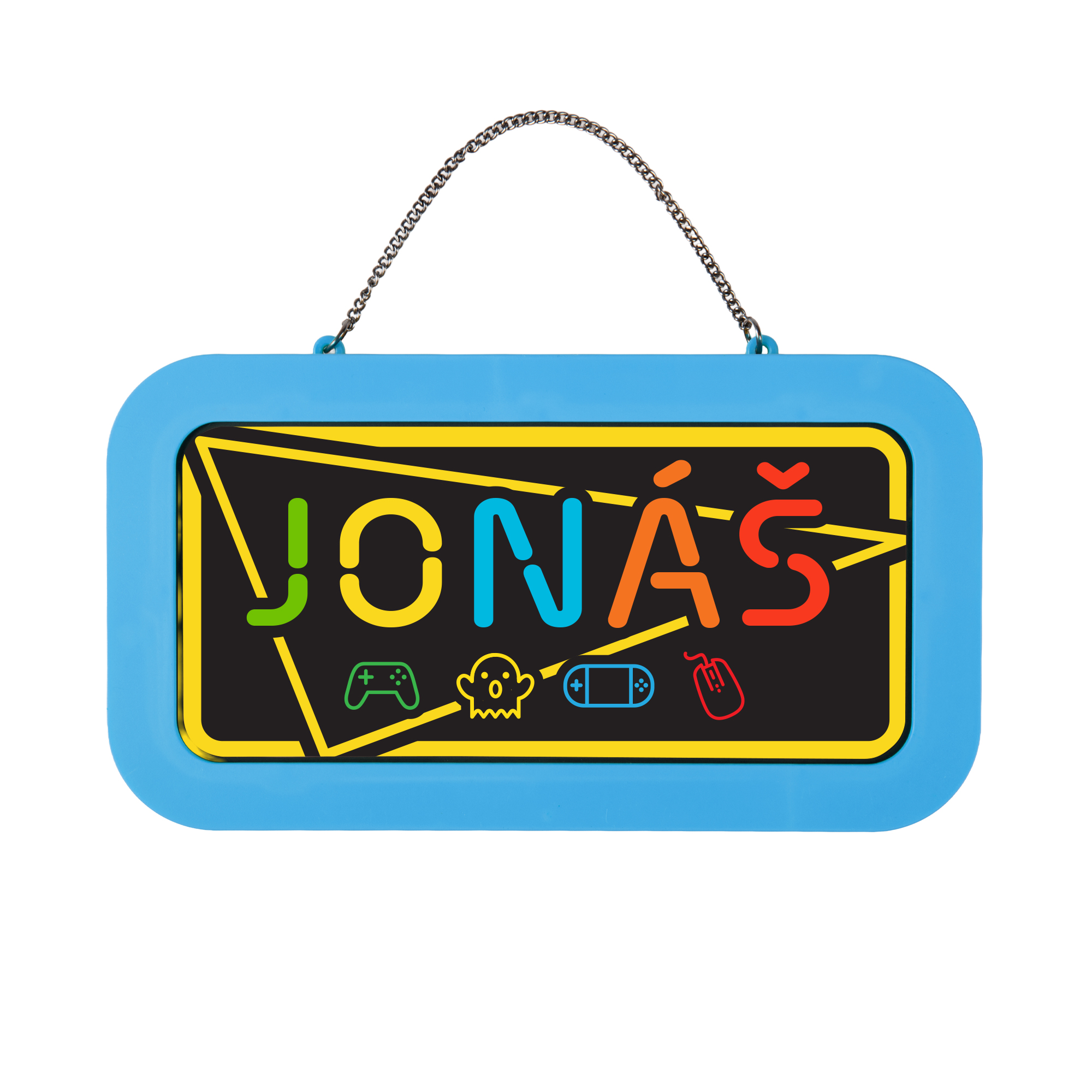 Neonová cedulka se jménem - Jonáš Albi