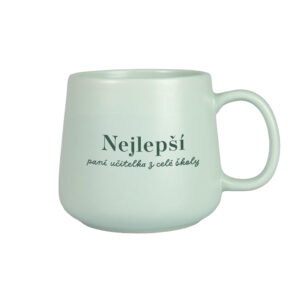 Pastelový hrnek - Nejlepší paní učitelka Albi