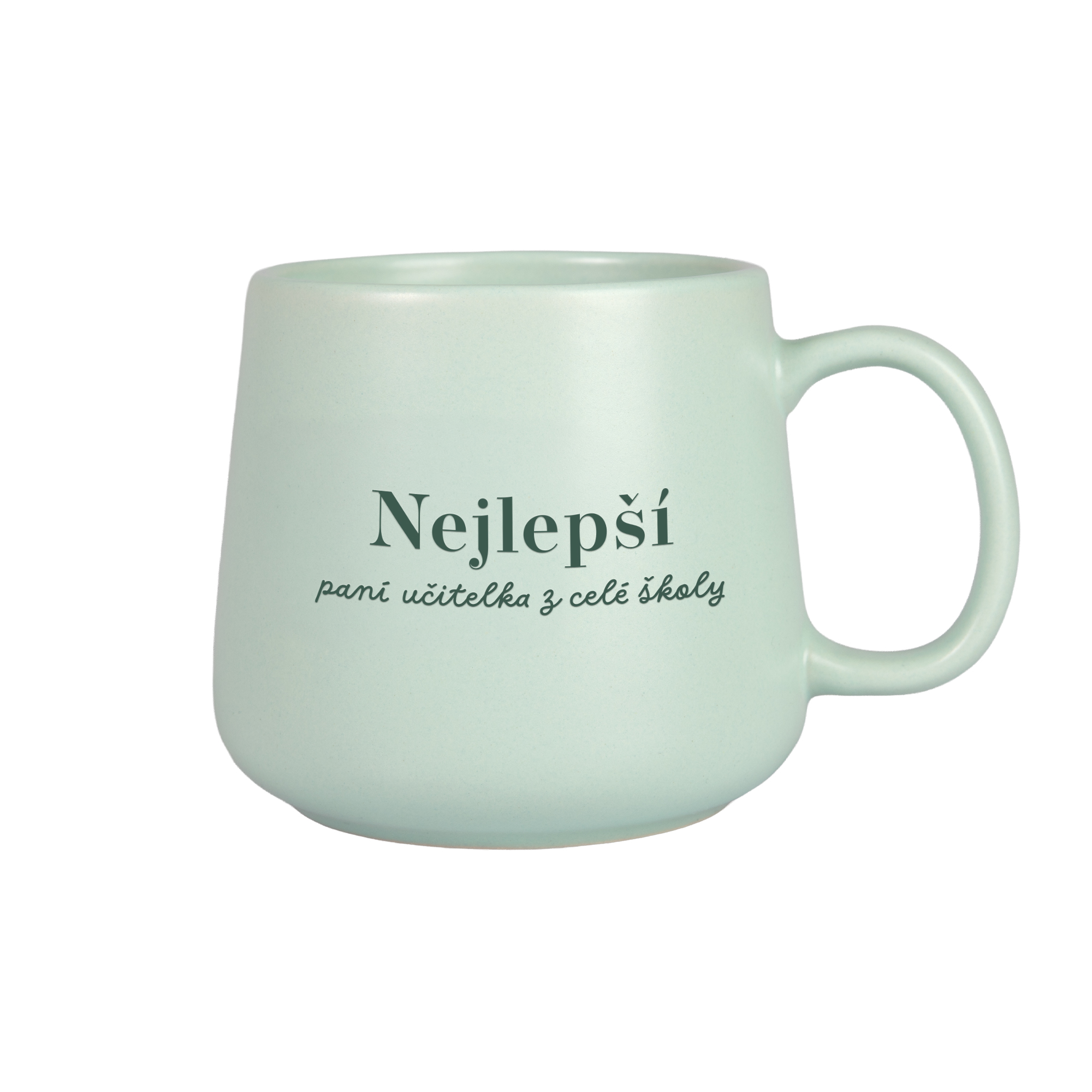 Pastelový hrnek - Nejlepší paní učitelka Albi