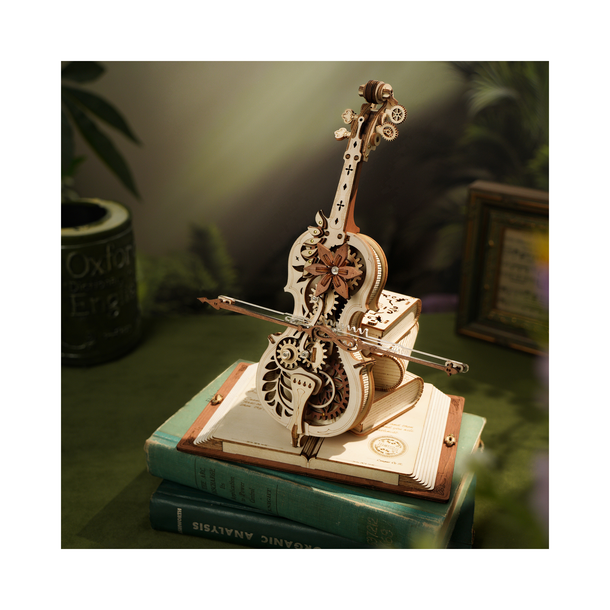 Hrací skříňka - Magické violoncello Robotime - Obrázek 4