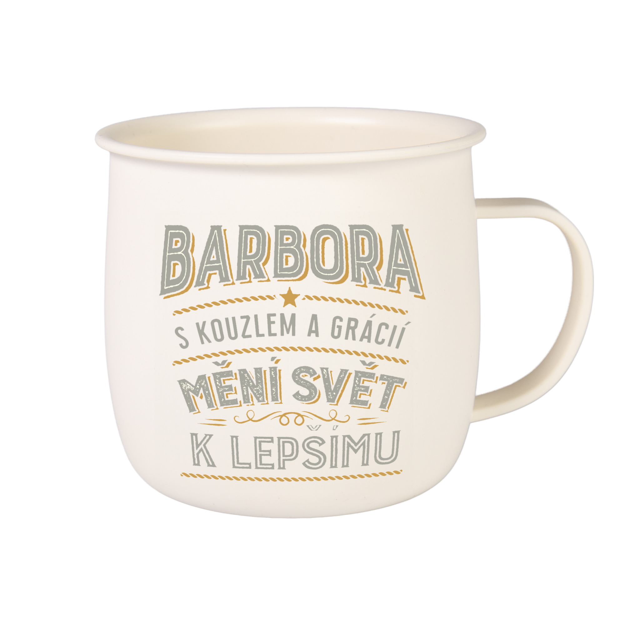 Outdoorový hrnek - Barbora Albi